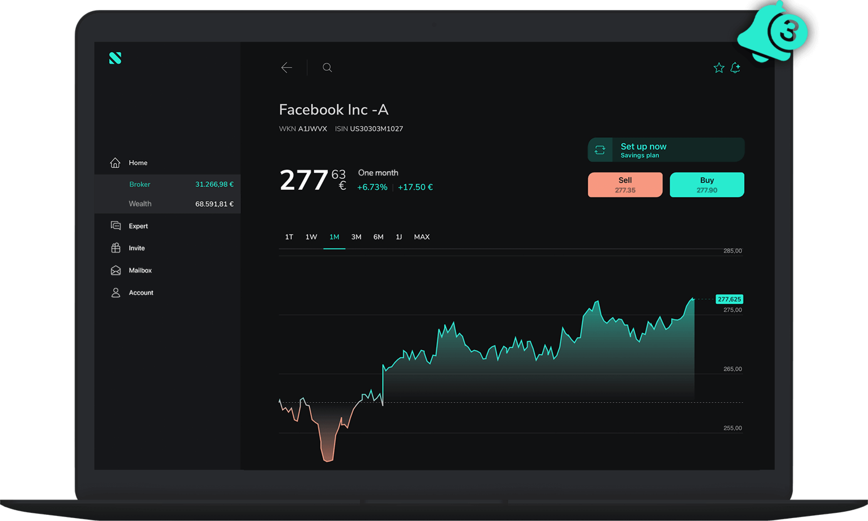Scalable Capital broker account with trading flat rate