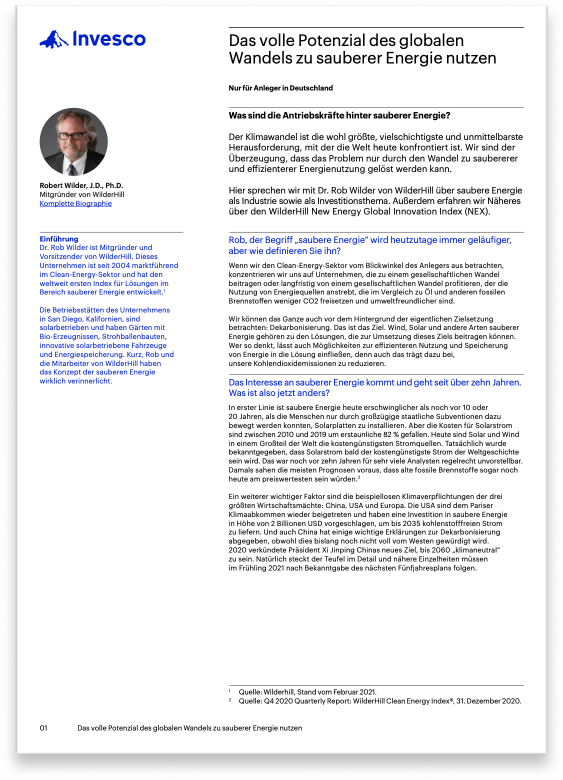 Invesco CleanEnergy QA